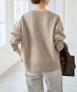《予約》ウールカシミヤクルーネックプルオーバー