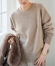 《予約》ウールカシミヤクルーネックプルオーバー