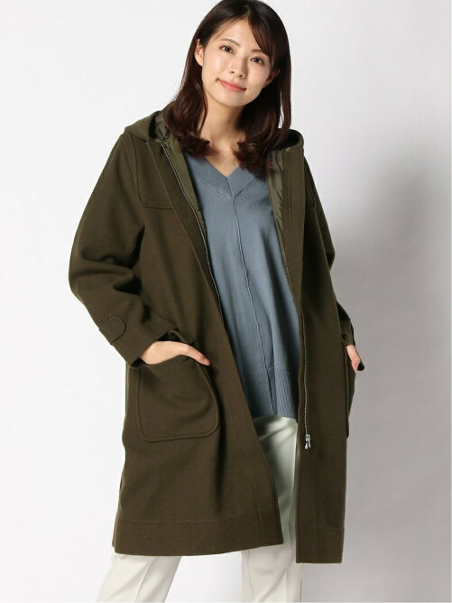 Interplanet Interplanet W ニットメルトン裾配色ダッフルコート Rakuten Fashion 楽天ファッション 旧楽天 ブランドアベニュー Ad4195