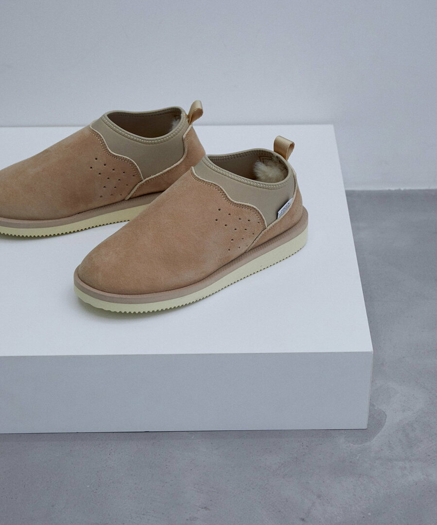 ADAM ET ROPE' FEMME 【SUICOKE】RON-M2ab-MID アダムエロペ シューズ・靴 スリッポン ブラウン ベージュ【送料無料】 - メイン画像 2