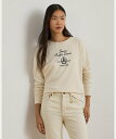 【SALE／50%OFF】LAUREN RALPH LAUREN エンブロイダリークレスト フリース プルオーバー ラルフローレン トップス ス…