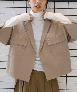 IENA �s�\��tMaison IENA �ʒ� Nell/�l�� �V���[�g�W���P�b�g 261-50201 �C�G�i �W���P�b�g�E�A�E�^�[ ���̑��̃W���P�b�g�E�A�E�^�[ �O���[ �x�[�W���y���������z