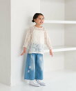 【KIDS】カットレースチュニック《2点セット》