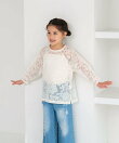 【KIDS】カットレースチュニック《2点セット》