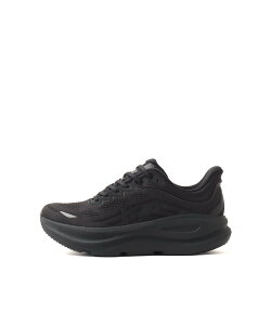 HOKA HOKA BONDI 9 BLACK / BLACK �A�g���X �V���[�Y�E�C �X�j�[�J�[ �u���b�N�y���������z