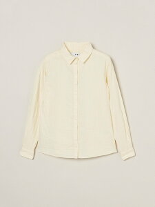 three dots Double gauze shirts �X���[�h�b�c �g�b�v�X �V���c�E�u���E�X �s���N �u���[ �z���C�g �u���E�� �l�C�r�[ �x�[�W�� �u���b�N�y���������z