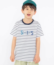 SHIPS KIDS SHIPS KIDS:100~160cm / SHIPS ロゴ TEE シップス トップス カットソー・Tシャツ ブルー ホワイト ピンク ネイビー パープル