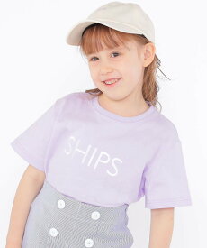 SHIPS KIDS SHIPS KIDS:100~160cm / SHIPS ロゴ TEE シップス トップス カットソー・Tシャツ ブルー ホワイト ピンク ネイビー パープル
