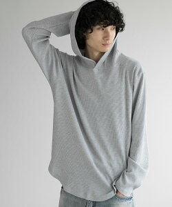 ySALE^20%OFFzaimoha MENS aimoha MEN/ HEAVY COTTON KNIT HOODIE ACn gbvX jbg O[ zCg