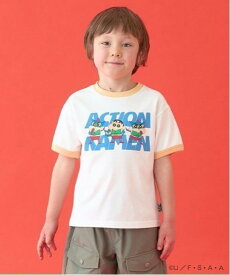 【SALE／40%OFF】b・ROOM 【クレヨンしんちゃん】【カイテキ天竺】リンガーTシャツ ナルミヤオンライン トップス カットソー・Tシャツ