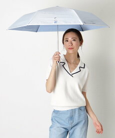 POLO RALPH LAUREN POLO RALPH LAUREN(ポロ ラルフ ローレン) WEB限定 レディース 日傘 折りたたみ傘 晴雨兼用 遮光 遮熱 UV フレンチベア ポーチ入り ムーンバット ファッション雑貨 折りたたみ傘 ブルー ホワイト ネイビー【送料無料】
