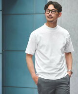 UNITED ARROWS green label relaxing 【WEB限定】JUST fit デイリー モック 半袖 Tシャツ カットソー -吸…