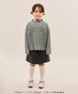 【KIDS/キッズ】もちもちリブ切り替えニットプルオーバー/イージーケア・リンクコーデ