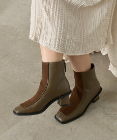 【SALE／40%OFF】Jena espace merveilleux スエード切替配色ブーツ ジェナエスパスメルヴェイユ シューズ・靴 その他のシューズ・靴 ブラウン ベージュ【送料無料】