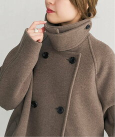 Spick & Span 《WEB限定カラー有り / 追加予約》S160スタンドカラーショートコート スピックアンドスパン ジャケット・アウター ピーコート ブラック ブラウン ベージュ【送料無料】