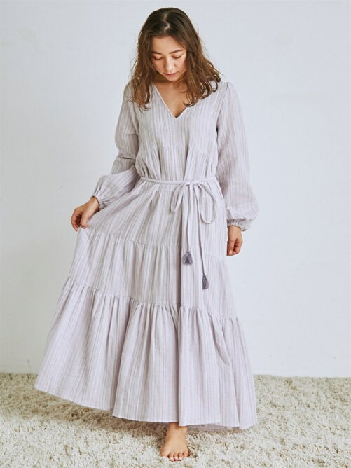 Snidel Home オーガニックコットンwガーゼティアードワンピース Rakuten Fashion 楽天ファッション 旧楽天ブランドアベニュー Cj6197