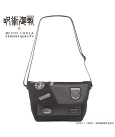 Misto Forza 【Misto Forza】呪術廻戦コラボ ワッペンモデル Mini Shoulder ロワード バッグ ショルダーバッグ ブラック【送料無料】