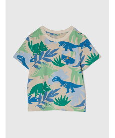 GAP (K)babyGap ブラナン フェイバリット プリントTシャツ ギャップ トップス カットソー・Tシャツ グレー グリーン ホワイト