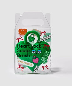 SINN PURETE SINN PURETE ハートロック スカルプブラシ シンピュルテ ヘアケア ヘアブラシ・コーム ピンク グリーン