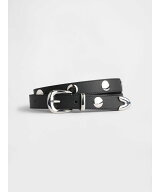 GAP (W)スタッズ ヴィーガンレザーベルト ギャップ ファッション雑貨 ベルト ブラック【送料無料】