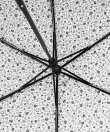 【UVカット率・遮光率100%生地使用】内側フラワー晴雨兼用折りたたみ傘 日傘