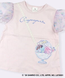 【SALE／30%OFF】Si・Shu・Non 【ポムポムプリン】ポシェットTシャツ シ・シュ・ノン トップス カットソー・Tシャツ ピンク ホワイト