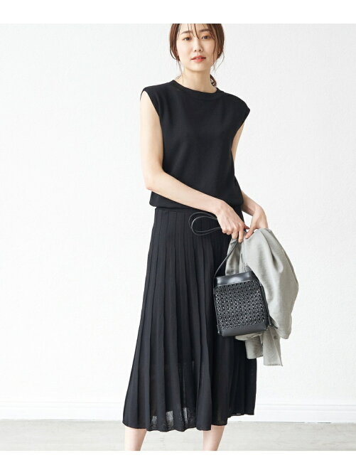 Rope Picnic フレンチスリーブニットプリーツワンピース Rakuten Fashion 楽天ファッション 旧楽天ブランドアベニュー Cw7198
