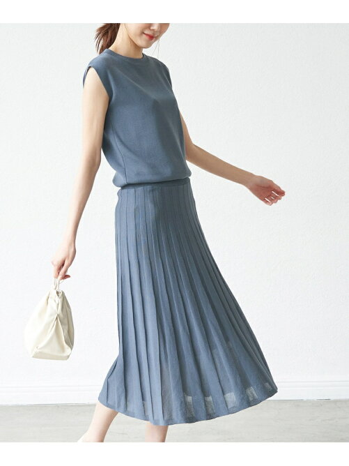 Rope Picnic フレンチスリーブニットプリーツワンピース Rakuten Fashion 楽天ファッション 旧楽天ブランドアベニュー Cw7198