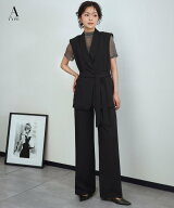 Flolia 【選べる2タイプ】セットアップ スーツ 3点セット オフィス ビジネス セレモニー リバーフィール…