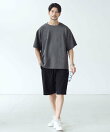 【セットアップ対応】 防シワ・抗ピリング・接触冷感・ウォッシャブル機能性ハイポンチ半袖Tシャツ