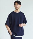 【セットアップ対応】 防シワ・抗ピリング・接触冷感・ウォッシャブル機能性ハイポンチ半袖Tシャツ