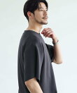 【セットアップ対応】 防シワ・抗ピリング・接触冷感・ウォッシャブル機能性ハイポンチ半袖Tシャツ