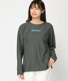 【SALE／40%OFF】ROXY (W)VINTAGE FLOWER L/S TEE ラッシュTシャツ ロキシー トップス カットソー・Tシャツ ブラック ベージュ ホワイト【送料無料】