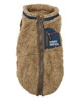 KRIFF MAYER (U)DOG シャギー ボア ベスト クリフメイヤー ペット用品 ペットウェア・ペット服 ベージュ …
