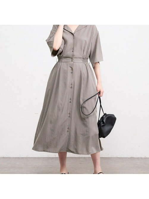 Natural Couture Web限定 ウエストリボン開襟シャツワンピース Rakuten Fashion 楽天ファッション 旧楽天ブランドアベニュー Df00