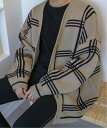 【SALE／75%OFF】NOWLE NOWLE/(M)【NOWLE】Vネック チェック ニット カーディガン チェルカ トップス カーディガン イエロー ブラック ベージュ