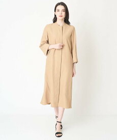 【SALE／30%OFF】CHRISTIAN AUJARD（小さいサイズ） Aラインデザインワンピース メゾンドゥサンク ワンピース・ドレス ワンピース ブラウン【送料無料】