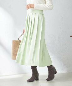 【SALE／50%OFF】a.v.v 【洗える】プリーツニットスカート【セットアップ対応】 アー・ヴェ・ヴェ スカート その他のスカート ブラック グレー ホワイト ブルー グリーン オレンジ【送料無料】