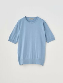 JOHN SMEDLEY 半袖コットンニットプルオーバー ｜ NELL ｜ 30G MODERN FIT ジョンスメドレー トップス ニット【送料無料】