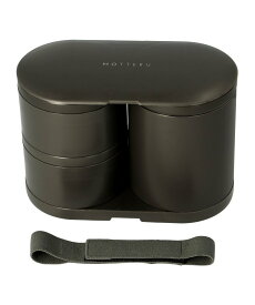MOTTERU MOTTERU サーモお弁当箱 ローラ 食器・調理器具・キッチン用品 弁当箱・ランチボックス ブラック ピンク