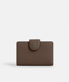 【SALE／70%OFF】COACH OUTLET 【公式】ミディアム コーナー ジップ ウォレット コーチ　アウトレット 財布・ポーチ・ケース 財布 ブラウン【送料無料】
