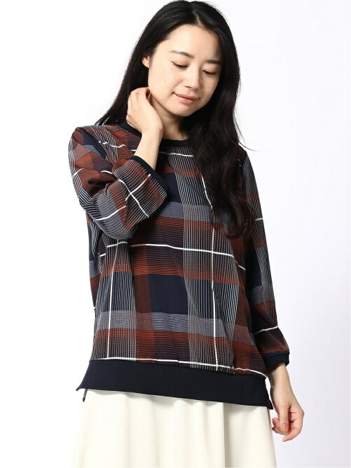 Natural Mist Natural Mist Class チェック柄ブラウス Rakuten