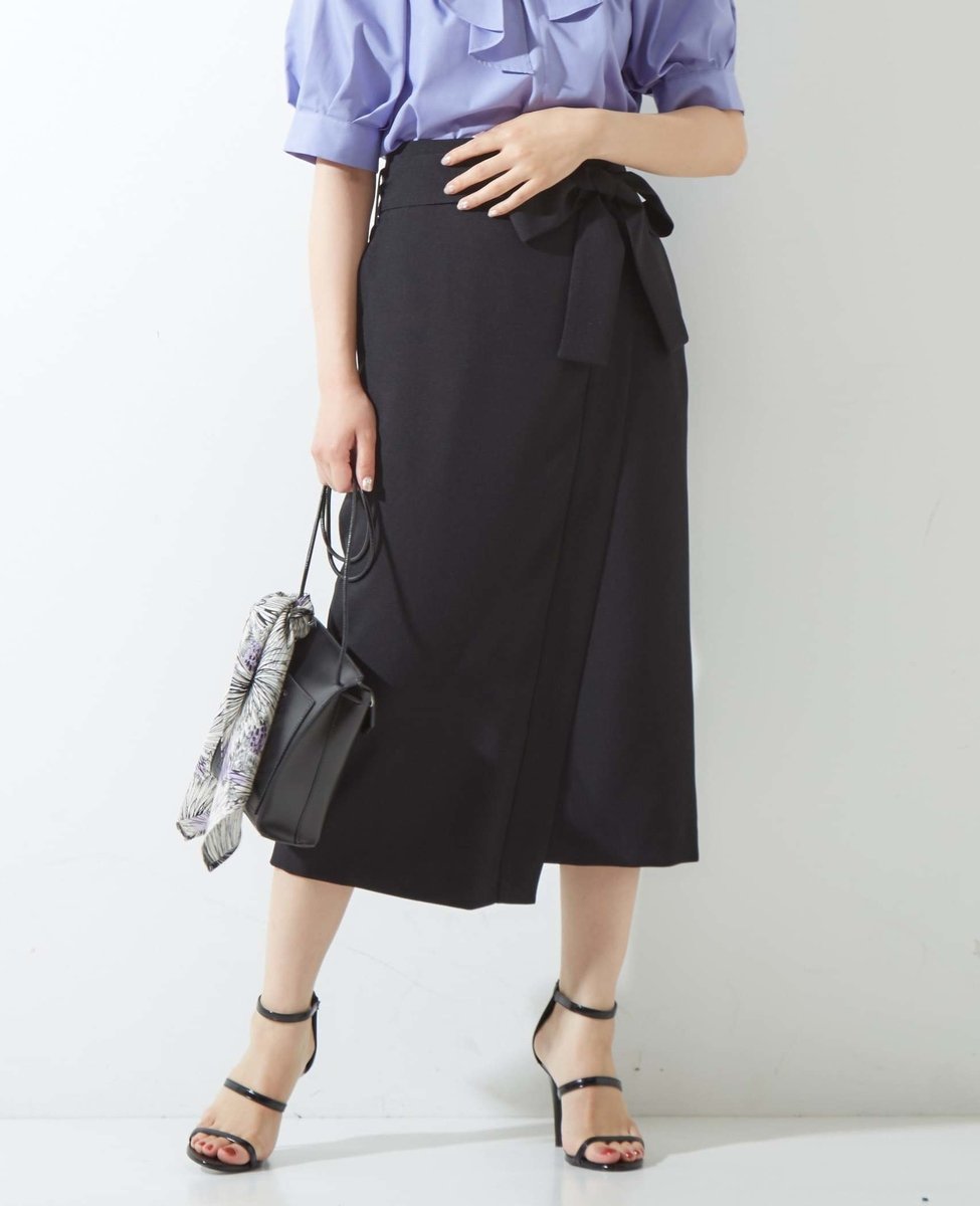 TIARA｜麻調ラップ風スカート | Rakuten Fashion(楽天ファッション／旧