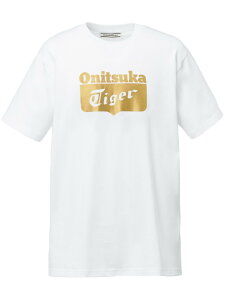 Onitsuka Tiger (U)�y�����V���b�v�zLOGO TEE �I�j�c�J�^�C�K�[ �g�b�v�X �J�b�g�\�[�ET�V���c �z���C�g �u���b�N�y���������z
