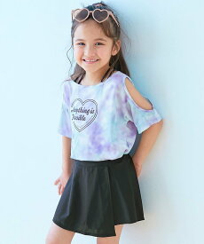 devirock UVカット タイダイ セパレート水着 3Pセット 水着 セパレート水着 デビロック 水着・スイムグッズ 水着 イエロー ピンク パープル グリーン