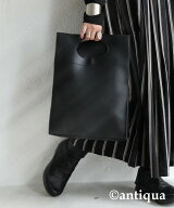 antiqua [antiqua] 2WAYバッグ PB-00039 アンティカ バッグ クラッチバッグ ブラック【送料無料】