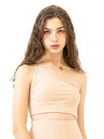 【SALE／60%OFF】GUACAMOLE GUACAMOLE/(W)ONE SHOULDER BRA TOP(ワンショルダーブラトップ)* ピーアールワン 水着・スイムグッズ 水着 ベージュ レッド グリーン ピンク ホワイト