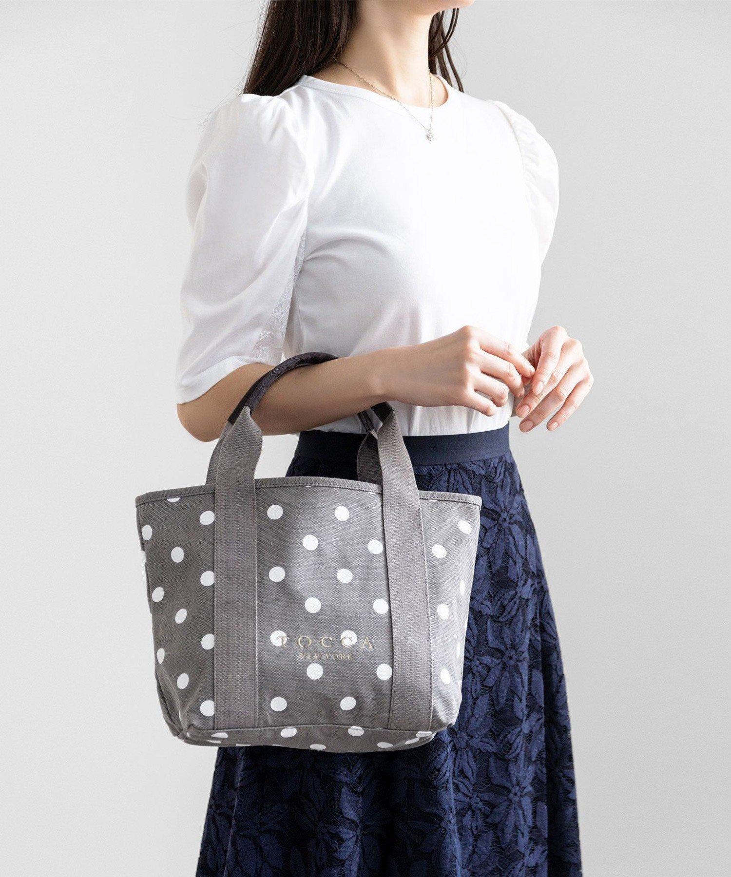 TOCCA｜【WEB&一部店舗限定】TOCCA DOT CANVAS TOTE トートバッグ