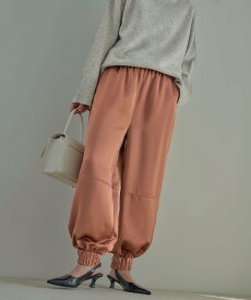 【SALE／50%OFF】eL Satin Jogger Pants ジーナシス パンツ その他のパンツ ピンク【送料無料】