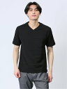 【SALE／50%OFF】TAKA-Q タックボーダー Vネック半袖Tシャツ メンズ Tシャツ カットソー カジュアル インナー トップス ギフト プレゼント タカキュー トップス カットソー・Tシャツ ブラック ネイビー